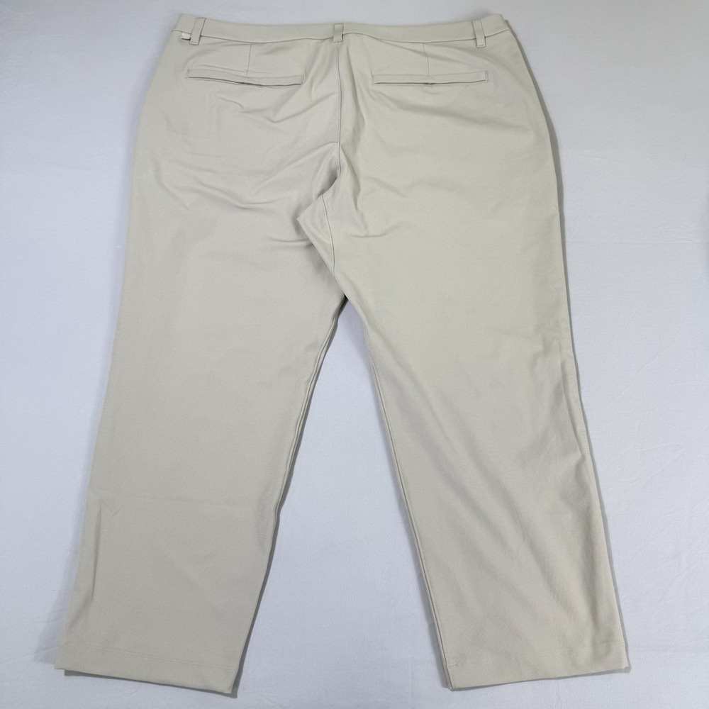 Lululemon‎ Commission Pants Mens 40x28 5 Pocket Chino Beige Performance Stretch - Picture 10 of 16